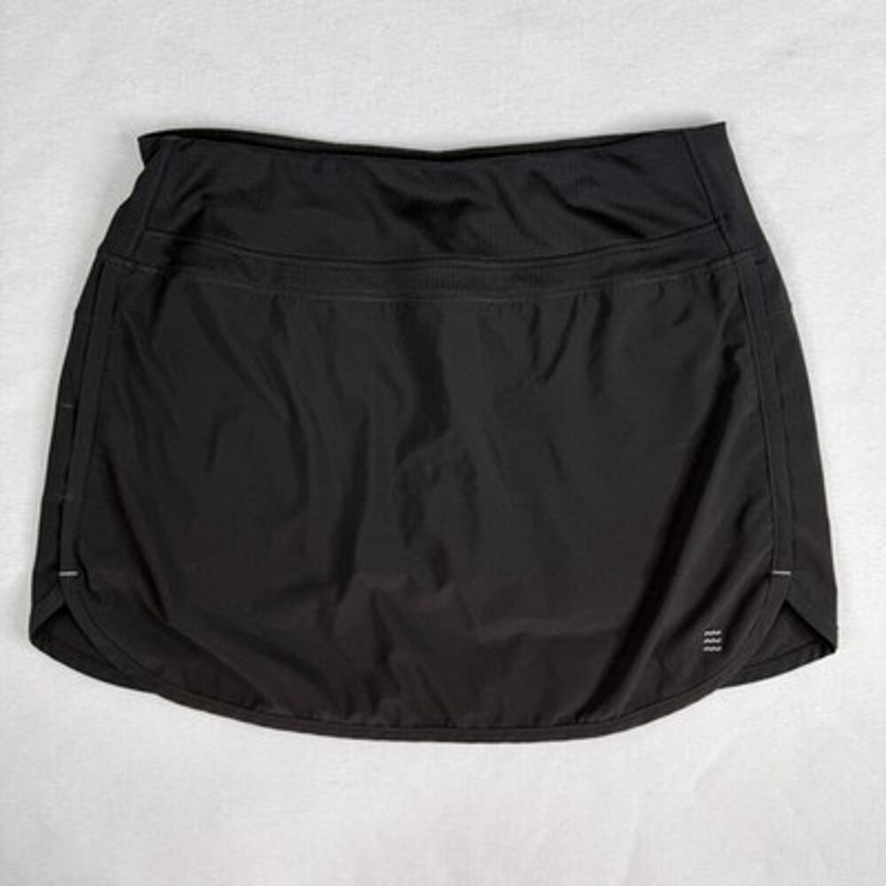 Free Fly Skort Small Black Built-In Shorts Pocket Stretch Athletic Pickleball